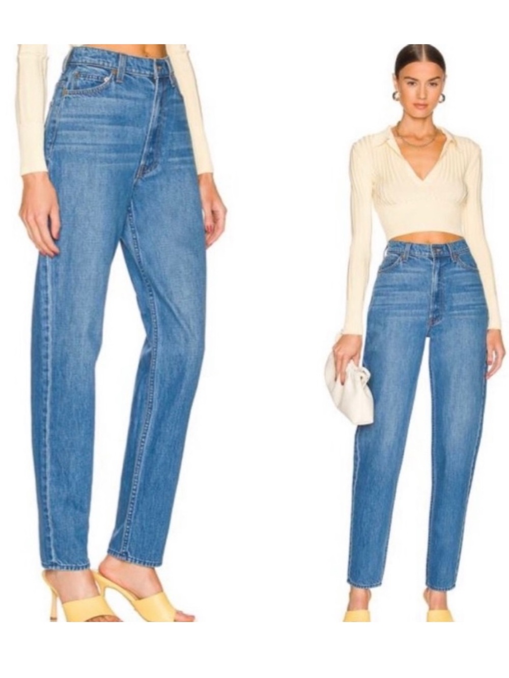 NWT Mother Snacks Twizzy Skimp HighRise Tapered Straight Jean Delicious Memories